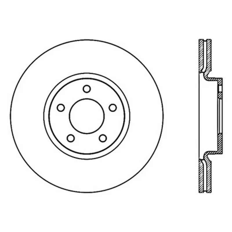 StopTech Power Slot 07-09 Mazdaspeed3 Slotted Left Front Rotor Shop Now