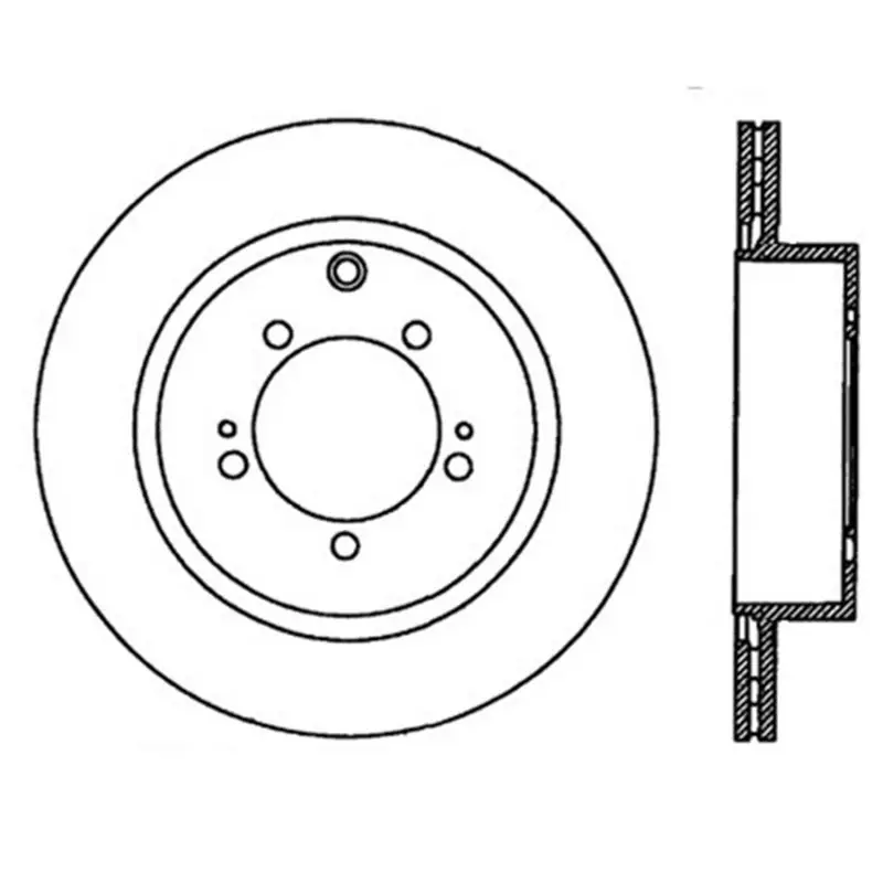 Best Seller StopTech Power Slot 08-09 Evo 10 Slotted Right Rear Rotor