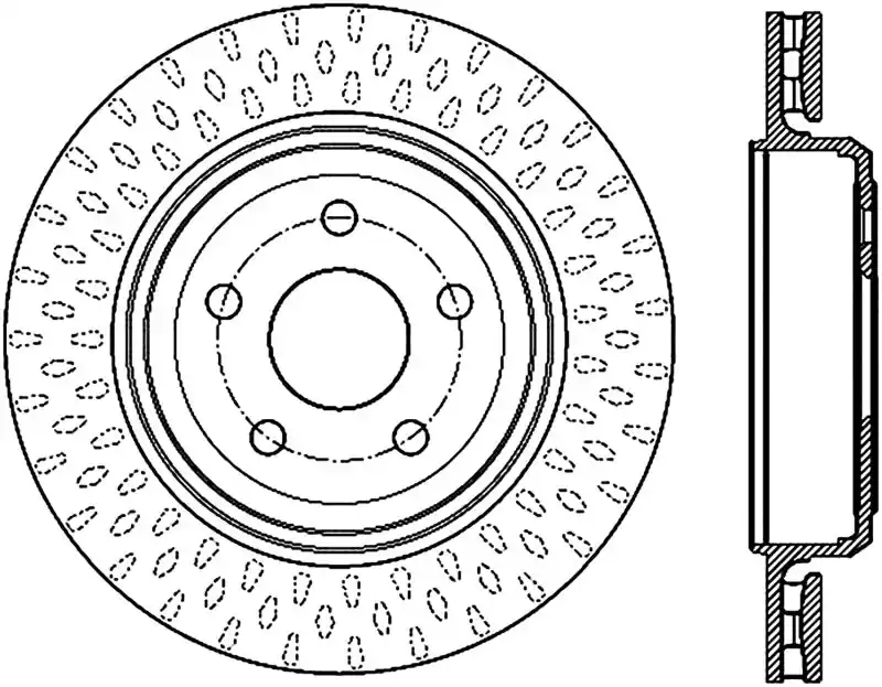 StopTech 12-13 Jeep SRT8 Rear Right Slotted Sport Brake Rotor Deal