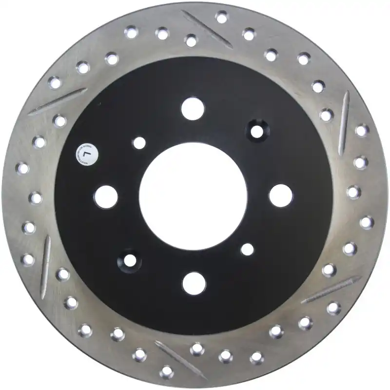 Popular StopTech 90-96 Acura Integra / 97-01 Integra (Exc. Type R) Slotted & Drilled Left Rear Rotor