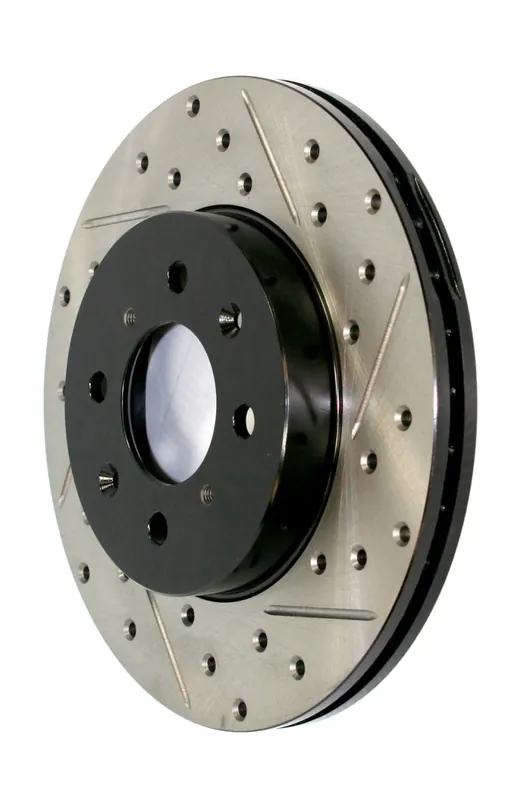 StopTech 2017-2019 Acura ILX Slotted & Drilled Front Left Rotor Wholesale