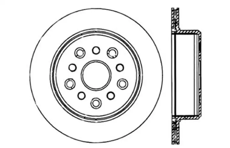 StopTech 5/93-98 Toyota Supra Right Rear Slotted & Drilled Rotor Warranty Included