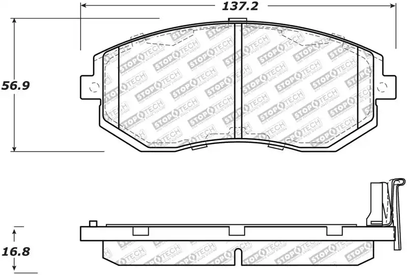 StopTech Street Select Brake Pads - Front Reduced Price
