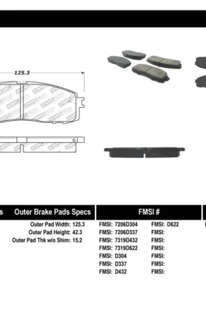 Hot Picks StopTech Performance 87-92 MK3 Supra Rear Brake Pads