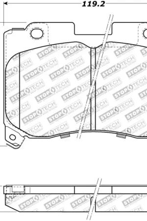 StopTech Performance 5/93-98 Toyota Supra Turbo Front Brake Pads Fan Favorite