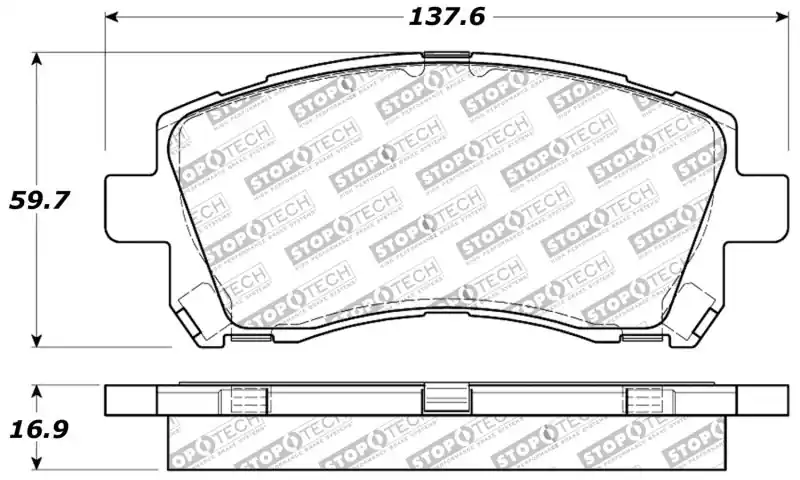 StopTech Performance 02-03 WRX Front Brake Pads Mega Sale