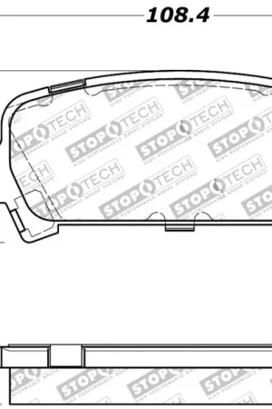 Popular StopTech Performance 02-03 WRX Rear Brake Pads