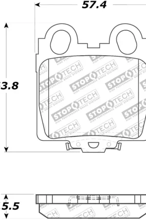 StopTech Performance 98-05 Lexus GS 300/350/400/430/450H / 00-05 IS250/300/350 Rear Brake Pads Holiday Sale