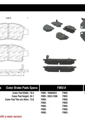 One Day Deal StopTech Performance 00-05 Celica GT-S Rear Brake Pads