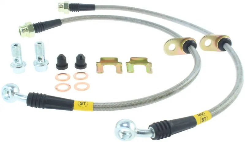 In Demand StopTech 04-07 STi & 06-07 WRX Stainless Steel Front Brake Lines
