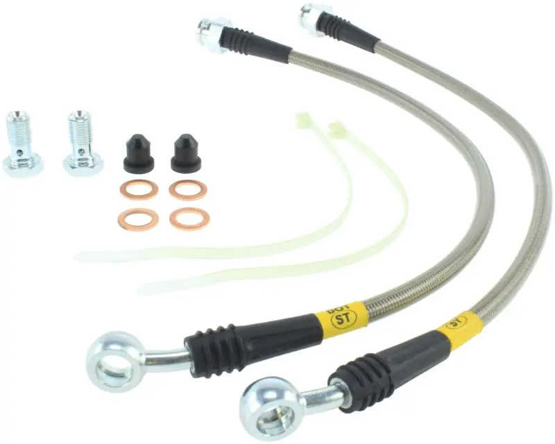 StopTech 05-10 Jeep Grand Cherokee Stainless Steel Front Brake Lines Cheap