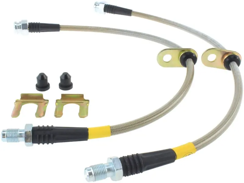 Crafted StopTech Stainless Steel Front Brake Lines 13-17 Ford Focus ST