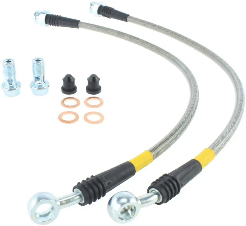 StopTech 97-03 Chevrolet Corvette Stainless Steel Front Brake Line Kit Crafted
