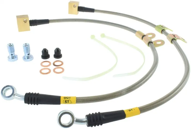 Top Pick StopTech 06-09 Chevy Trailblazer Stainless Steel Front Brake Lines