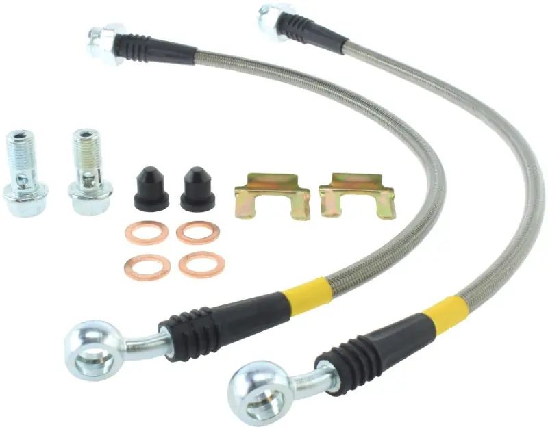 Best Choice StopTech 06-09 Pontiac Solstice Stainless Steel Rear Brake Line Kit