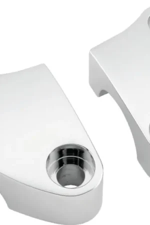 Bikers Choice 1974-22 Touring/XL 84-17 Softail 91-17 Dyna 82-94 FXR Chrome Smooth Riser Clamps Pr Top Rated