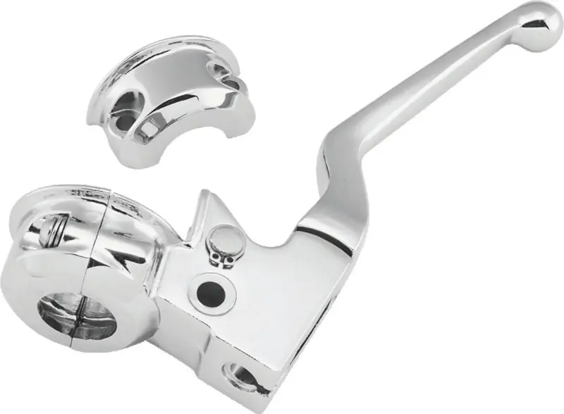 Warranty Included Bikers Choice 82-95 Big Twin / XL Chrome Clutch Lever With Bracket