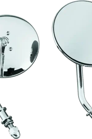 Reduced Price Bikers Choice 65-Up Chrome 4 Inch Round Short Stem Mirror Right Custom