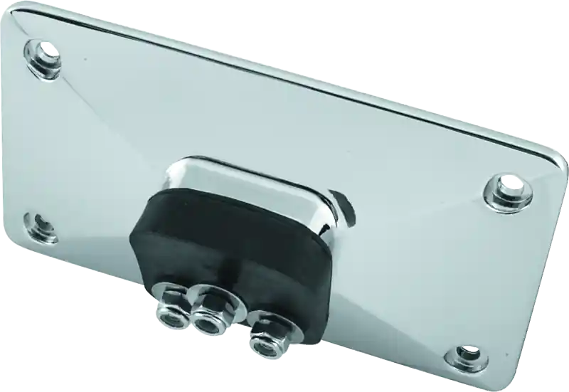 Bikers Choice 55-Up Chrome Custom Pyramid License Plate Bracket 3 Bolt Style New Arrival