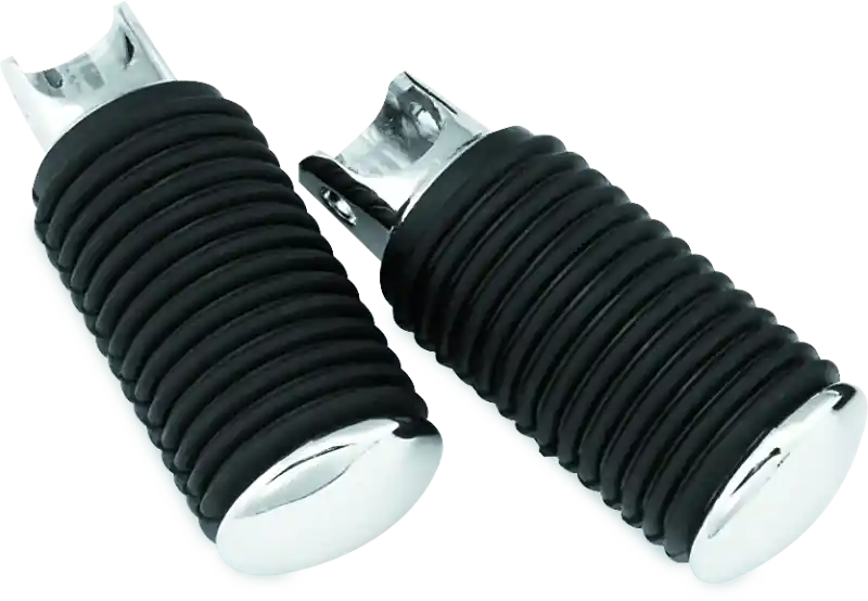 Bikers Choice 52-85 Chrome Cap Rider Pegs Female Mount Style Replaces H-D 50906-85T Best Seller