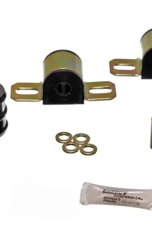 Today Only Energy Suspension 67-81 Camaro Black 3/4 inch Bar One Bolt Clamp Style Rear Sway Bar Bushing Set
