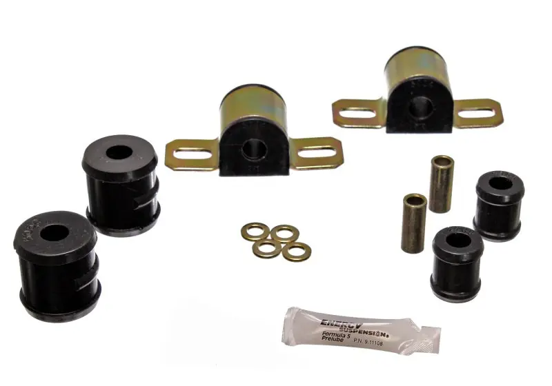 Today Only Energy Suspension 67-81 Camaro Black 3/4 inch Bar One Bolt Clamp Style Rear Sway Bar Bushing Set