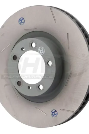 Fresh Stock SHW 11-16 Porsche Panamera 4 3.6L w/o Ceramics Right Front Slotted Monobloc Brake Rotor (298615302B)