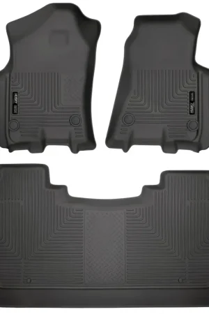 Husky Liners 19 Dodge Ram 1500 Crew Cab Weatherbeater Black Front & 2nd Seat Floor Liners Price Drop