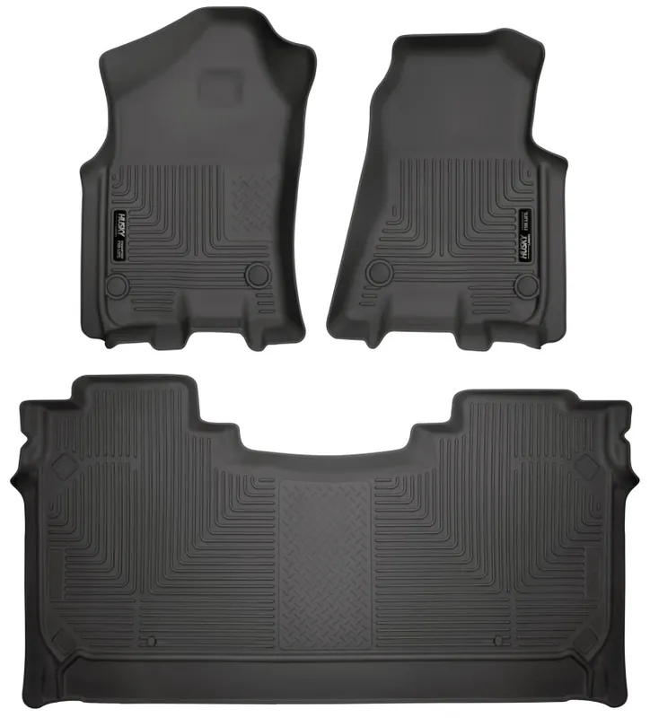 Husky Liners 19 Dodge Ram 1500 Crew Cab Weatherbeater Black Front & 2nd Seat Floor Liners Price Drop