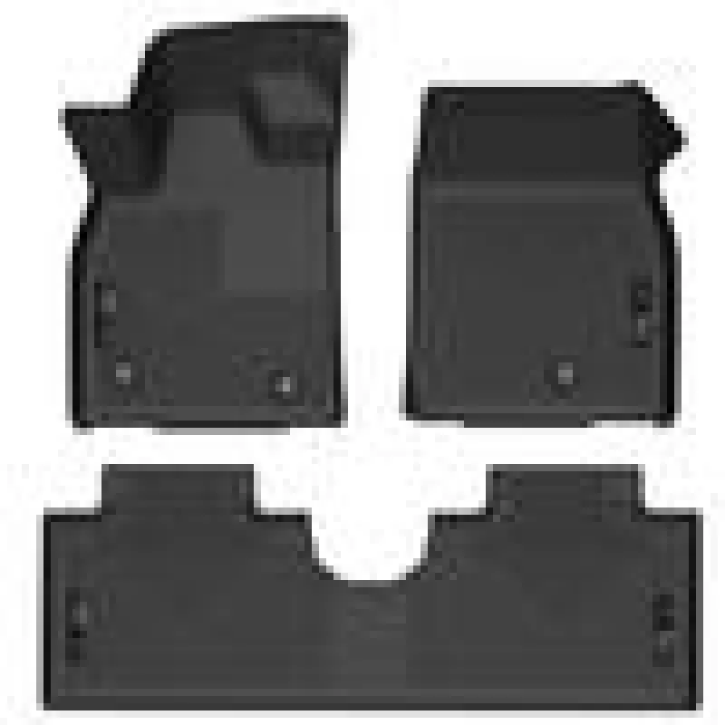 Big Sale Husky Liners 2021 Ford Mustang Mach-E Weatherbeater Front & 2nd Seat Floor Liners - Black