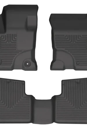 Super Sale Husky Liners 2022 Ford Escape Hybrid Black Front & 2nd Seat Floor Liners