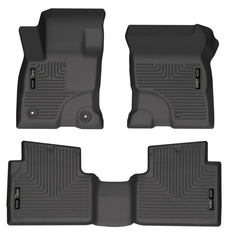 Super Sale Husky Liners 2022 Ford Escape Hybrid Black Front & 2nd Seat Floor Liners