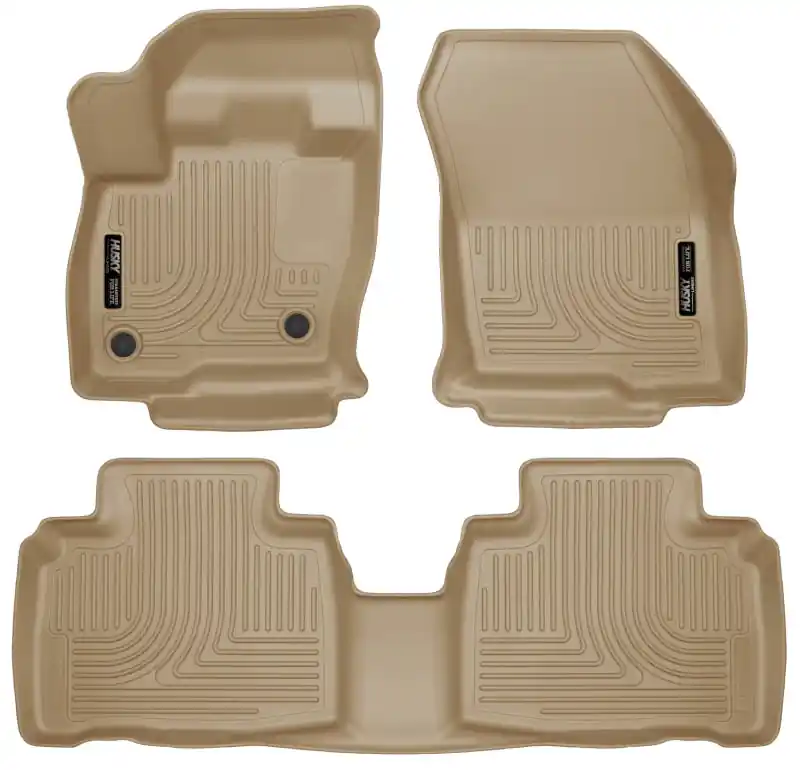 Don’t Miss Out Husky Liners 2015 Ford Edge WeatherBeater Front & 2nd Row Combo Tan Floor Liners