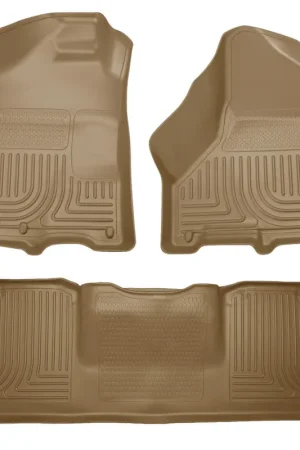 Big Sale Husky Liners 10-12 Dodge Ram 2500/3500 Mega Cab WeatherBeater Combo Tan Floor Liners