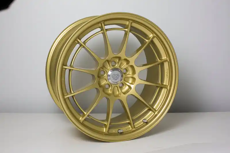 Enkei NT03+M 18x9.5 5x100 40mm Offset Gold Wheel (MOQ 40 / Special Order) Trending