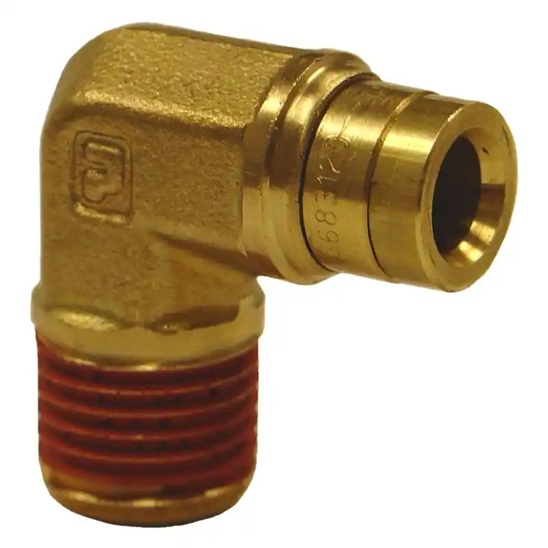 Top Rated Firestone Male 1/4in. Push-Lock x 1/4in. NPT 90 Degree Elbow Air Fitting - 2 Pack (WR17603462)