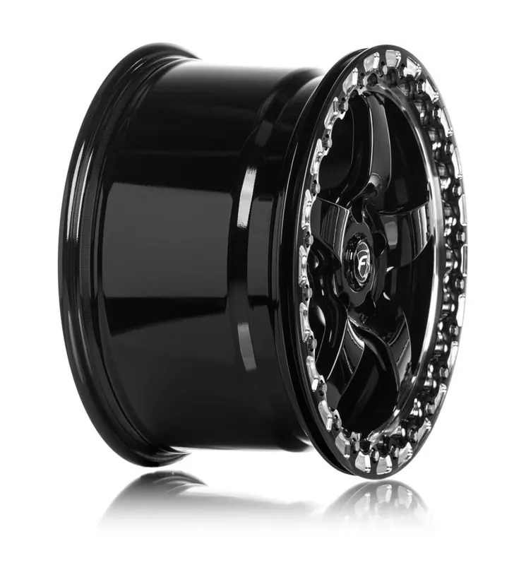 Forgestar D5 Beadlock 17x10 / 5x114.3 BP / ET50 / 7.5in BS Gloss Black Wheel Bargain