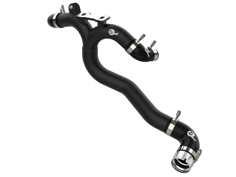 Fan Favorite aFe Kia Stinger 18-22 V6-3.3L (tt) BladeRunner Hot Charge Pipe- Black