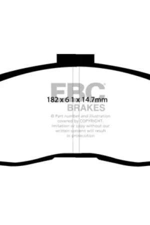 Free Delivery EBC 98-02 Chevrolet Camaro (4th Gen) 3.8 Bluestuff Front Brake Pads
