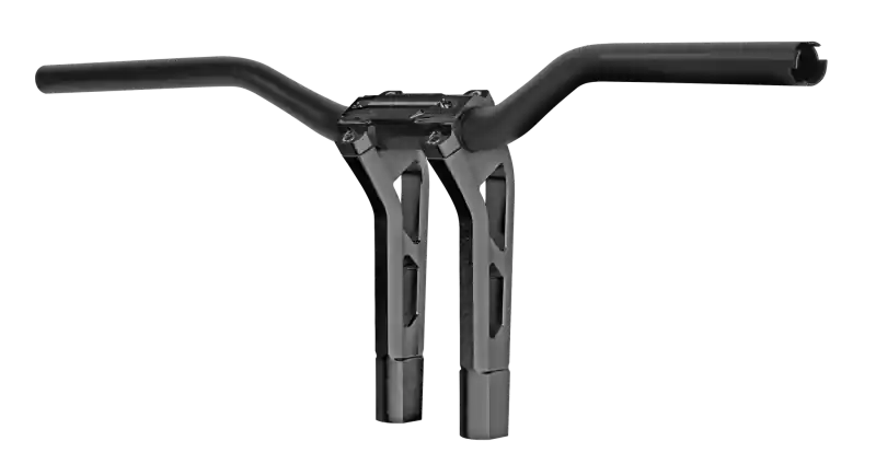 Performance Machine Phatbar H-Bar Assy, 9in Riser, 1-1/4in Bar, Int Wire, Gauge Mnt - Black Ops Genuine