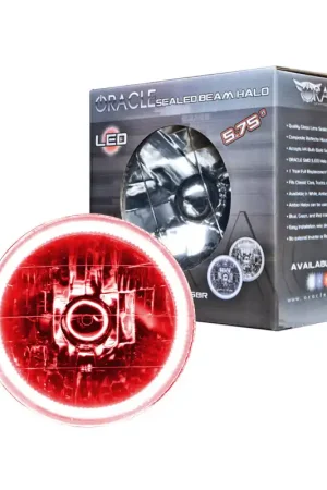 Best Seller Oracle Pre-Installed Lights 5.75 IN. Sealed Beam - Red Halo