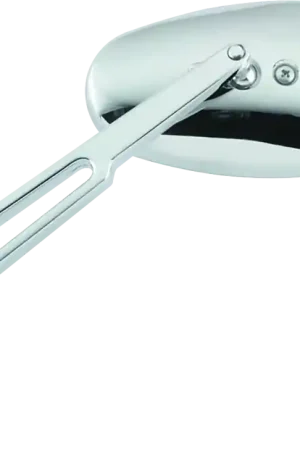 BikeMaster Harley Highrise Mirror 6-1/16in Stem - Each - Chrome Brand New
