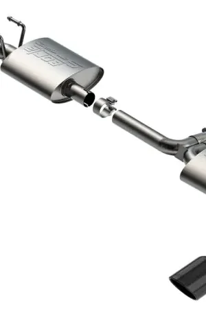 Premium Borla 19-23 Mazda 3 NA / 21-23 Mazda 3 Turbo S-Type Axle Back Exhaust w/ 4in Black Tips