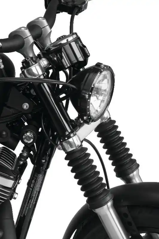 Bikers Choice 39MM Black Short Fork Boots Extended 5in / Collapsed 2.25in (Pair) Direct From Manufacturer