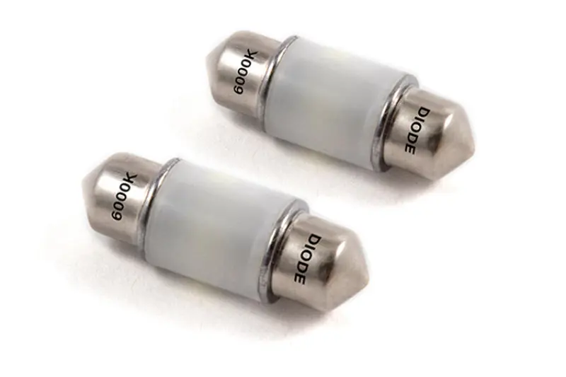 Diode Dynamics 31mm HP6 LED Bulb LED - Cool - White (Pair) Free Delivery