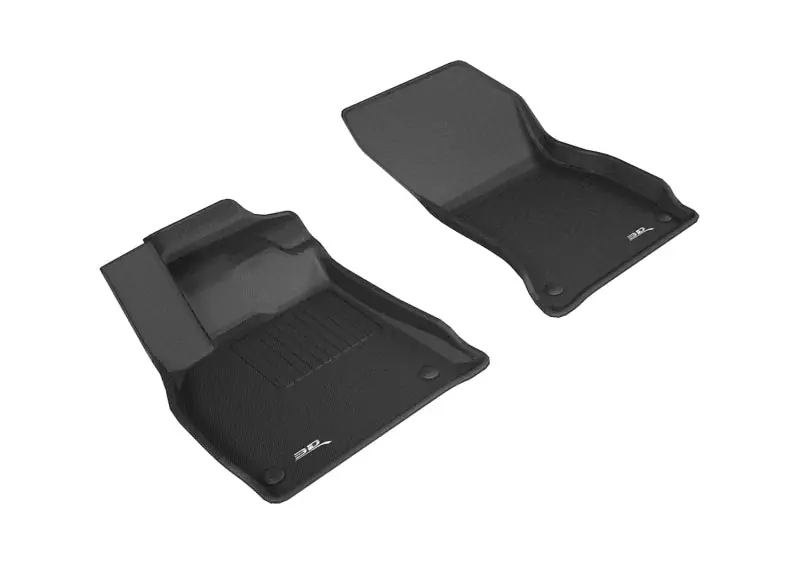 3D MAXpider 2018-2020 Audi Q5 Kagu 1st Row Floormat - Black Limited Offer