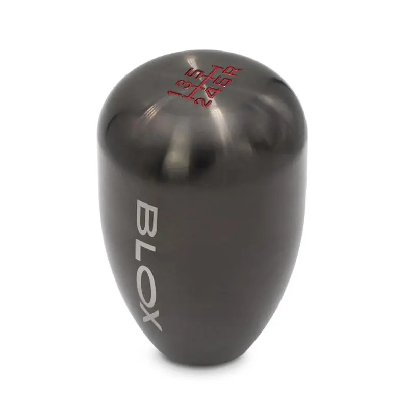 Markdown BLOX Racing 6-Speed Billet Shift Knob - Gun Metal 12x1.25mm