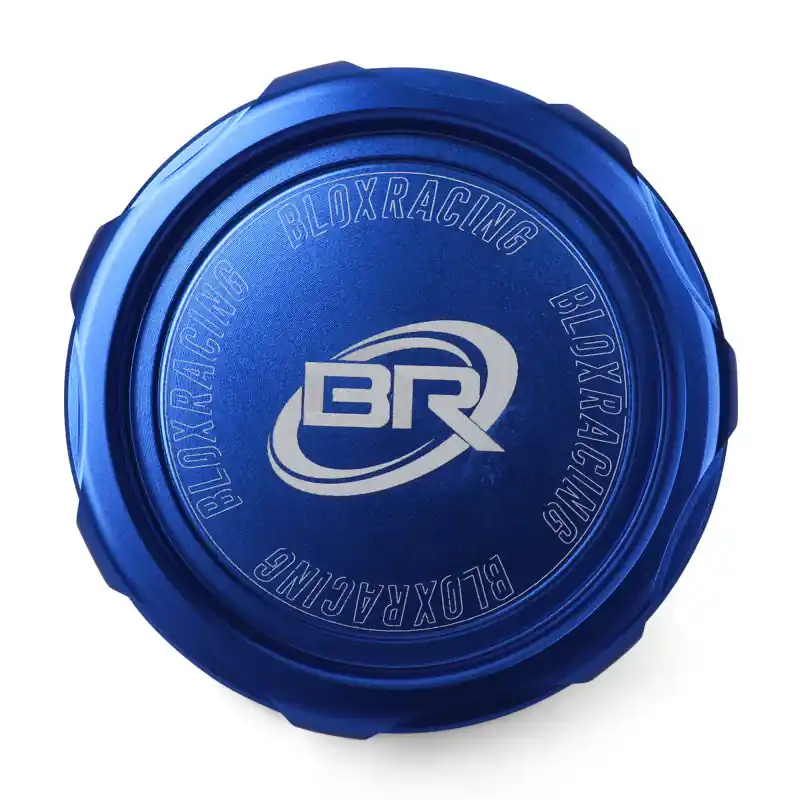 BLOX Racing Billet Honda Oil Cap - Blue Direct From Factory