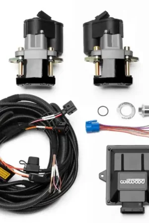Fan Favorite Wilwood Electronic Parking Brake Rear Retrofit Brake Kit - Black Powder Coat Caliper