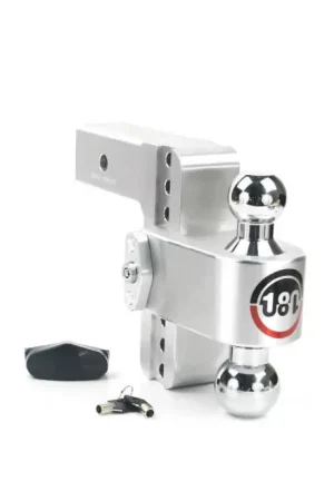 Grab Now Weigh Safe 180 Hitch 6in Drop Hitch & 2.5in Shank (10K/18.5K GTWR) - Aluminum
